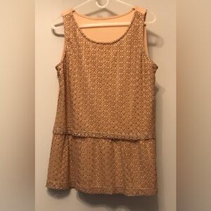 Sleeveless Lace Blouse
